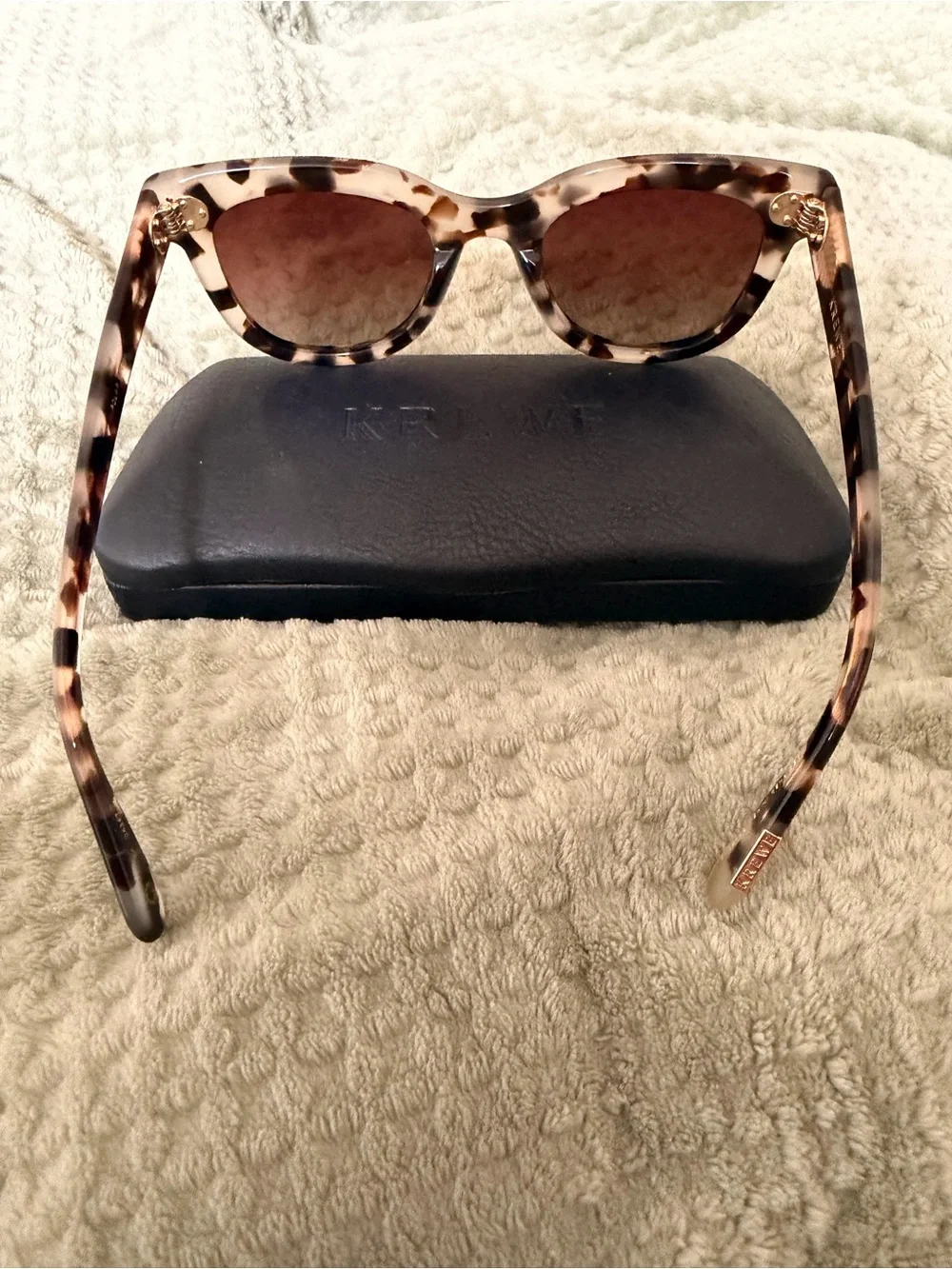Krewe Polarized Tortoiseshell Sunglasses - Women